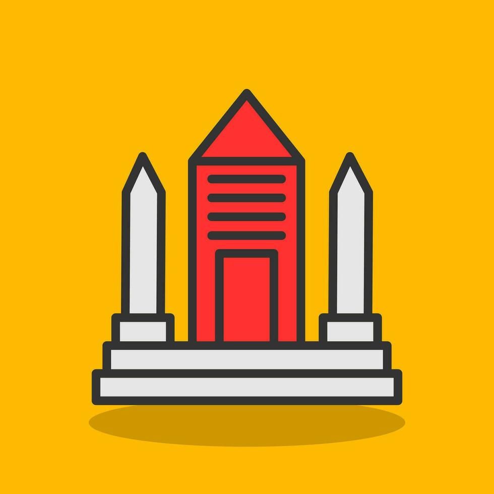 Monument Vector Icon Design