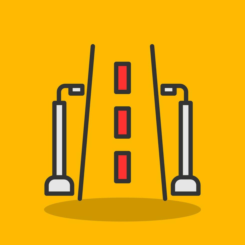 Street light Vector Icon Design