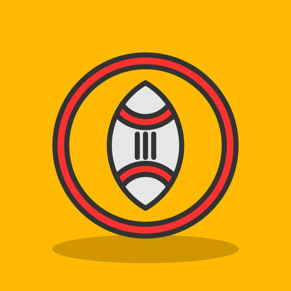 American football Vector Icon Design