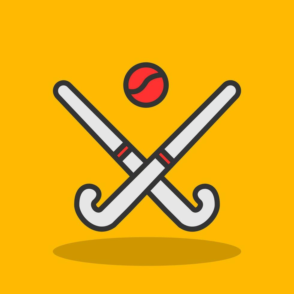 Hockey Vector Icon Design