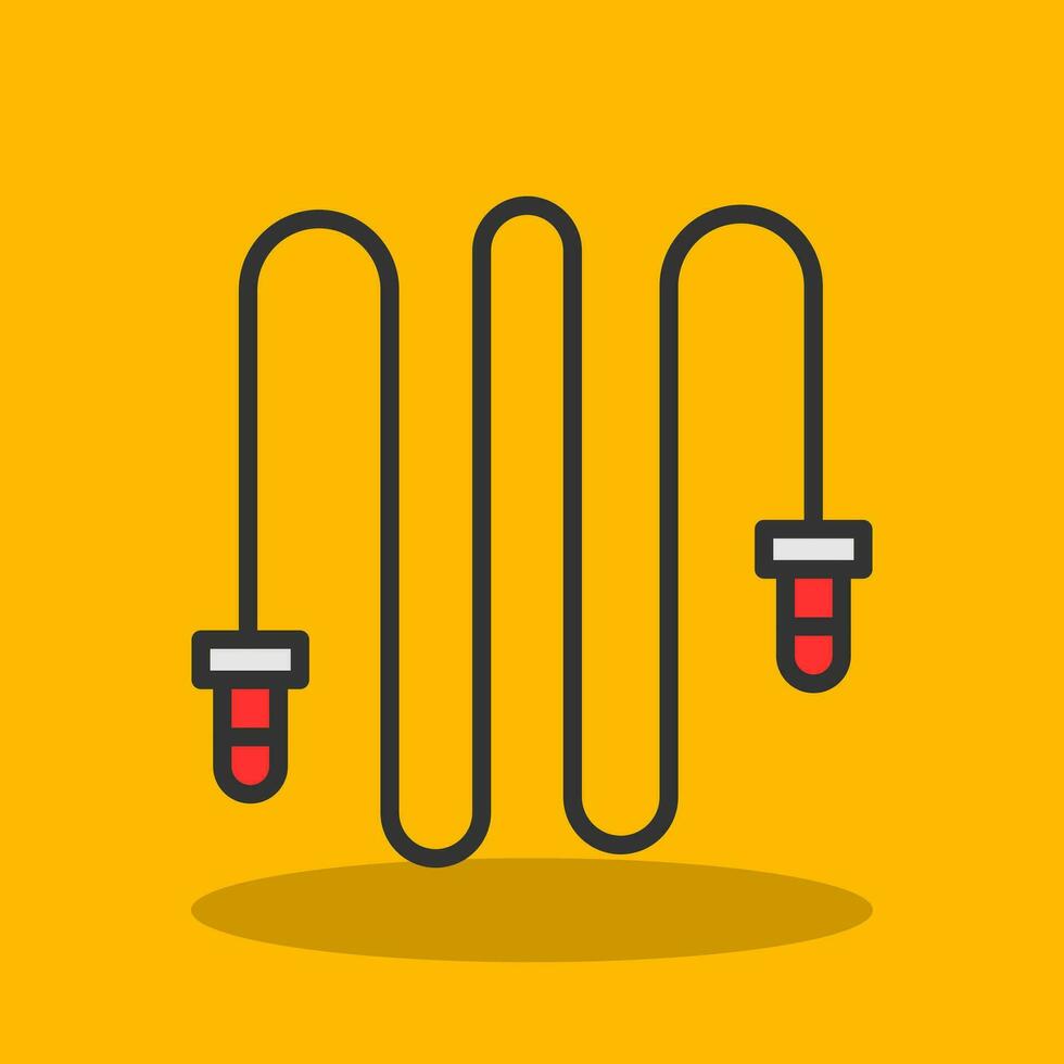 Jumping rope Vector Icon Design