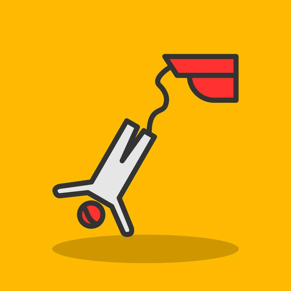 Bungee jumping Vector Icon Design