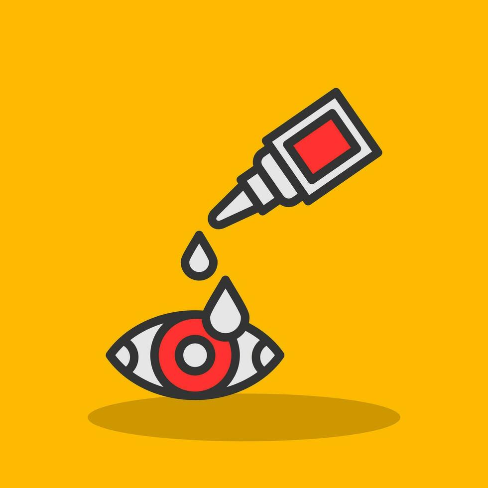 Eye drop Vector Icon Design