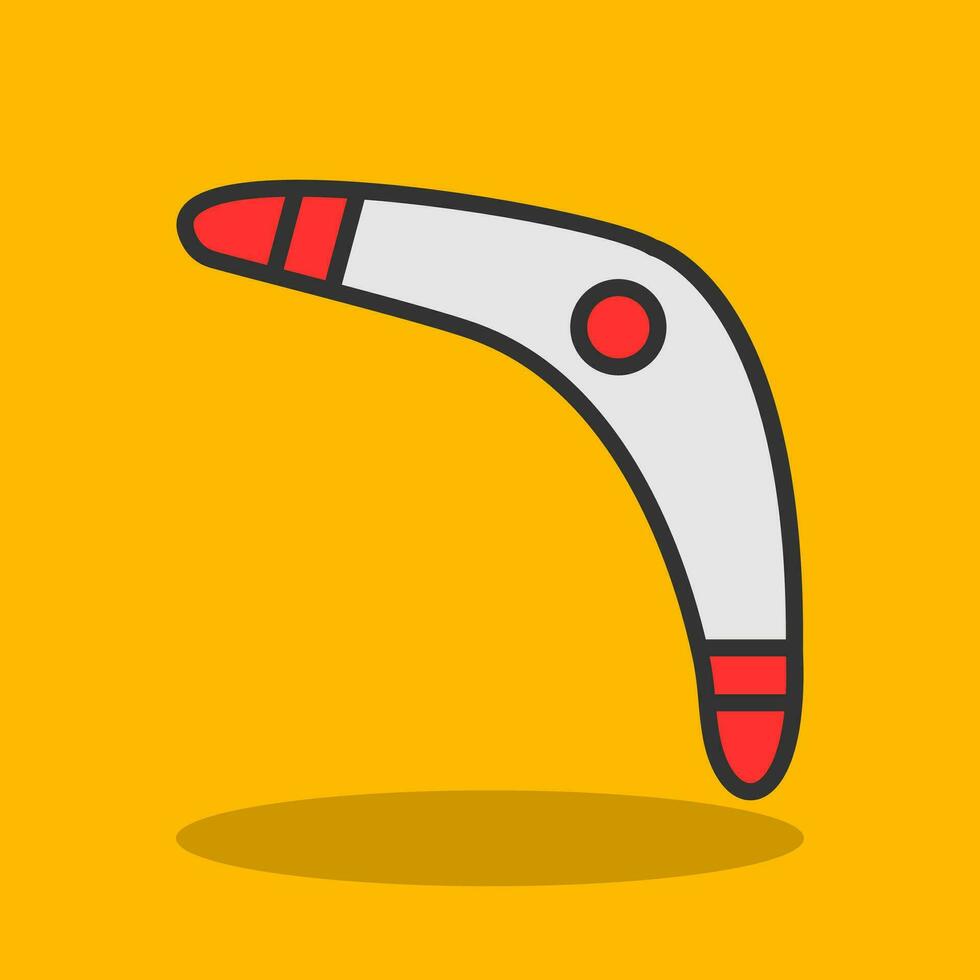Boomerang Vector Icon Design