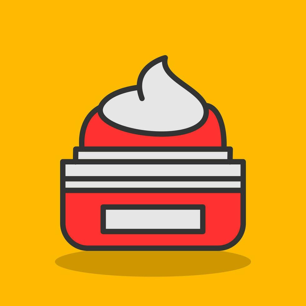 Cream Vector Icon Design