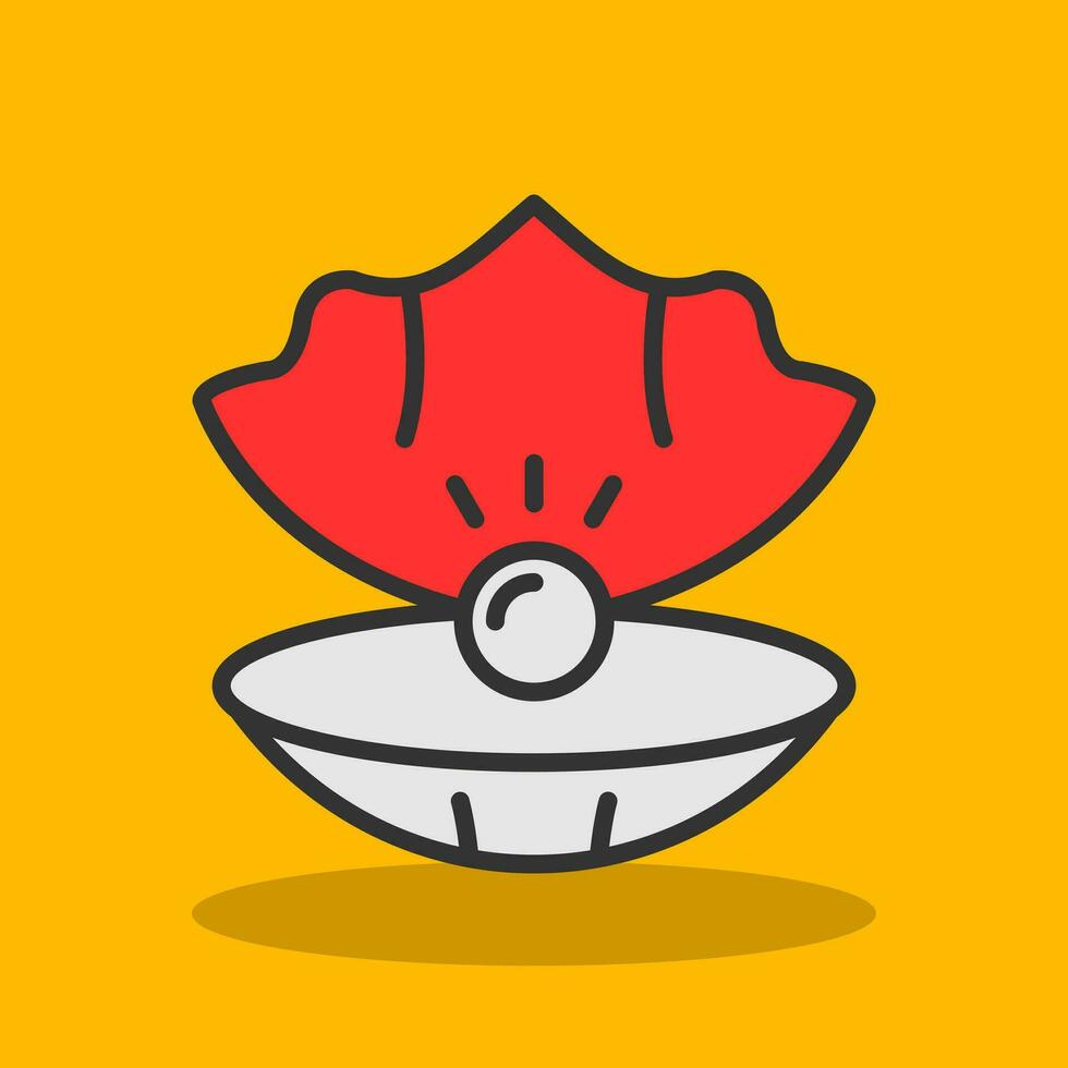 Clam Vector Icon Design