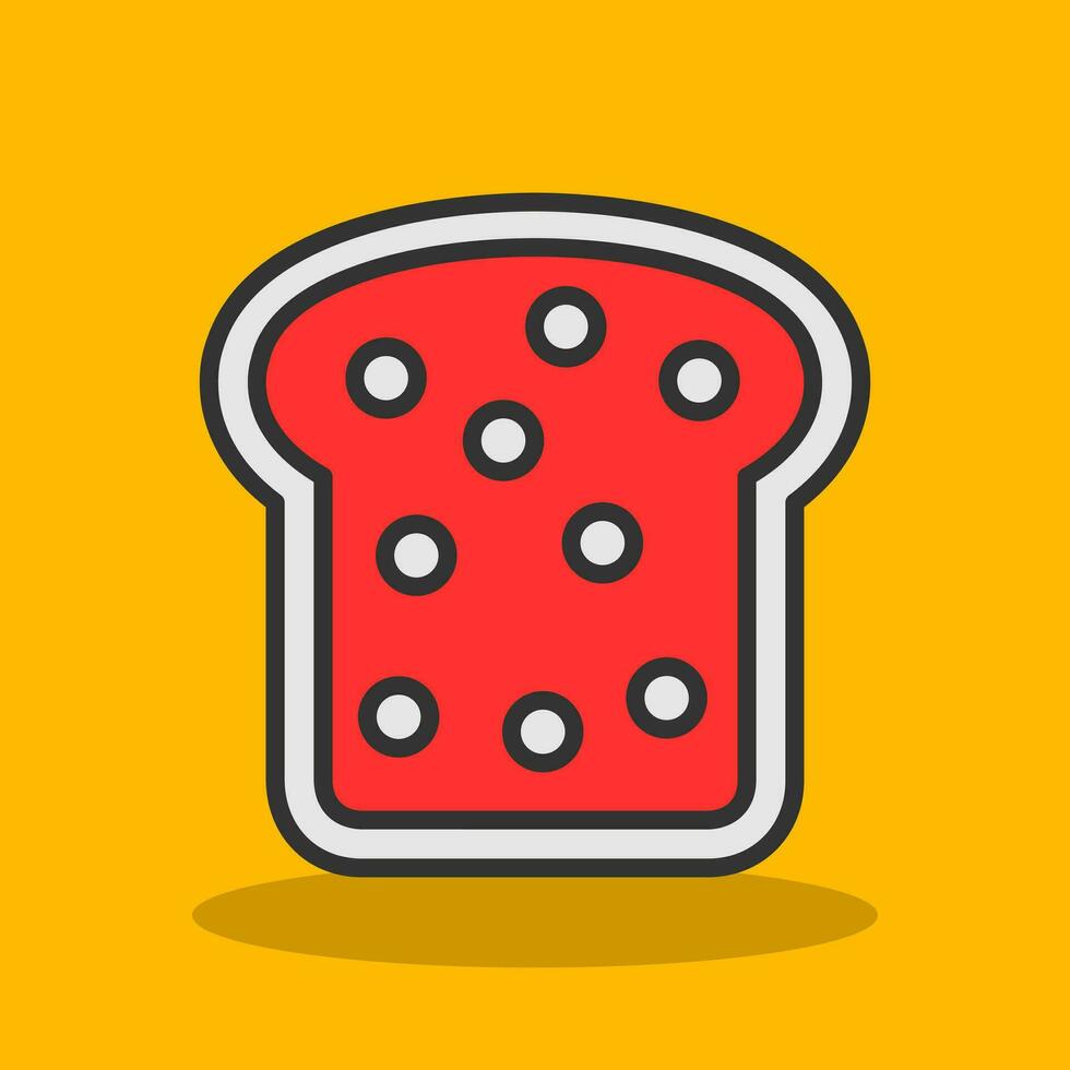 Bread Vector Icon Design