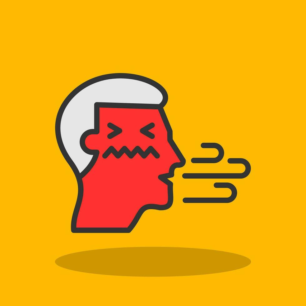 Bad breath Vector Icon Design