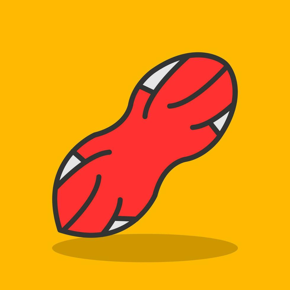 Peanut Vector Icon Design