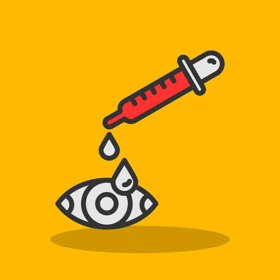 Eye drop Vector Icon Design