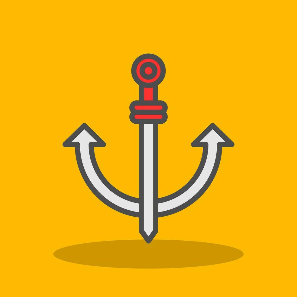 Anchor Vector Icon Design