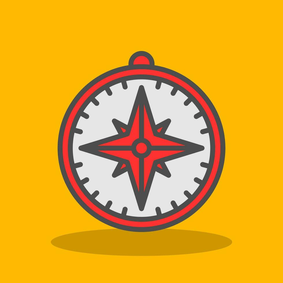 Compass Vector Icon Design