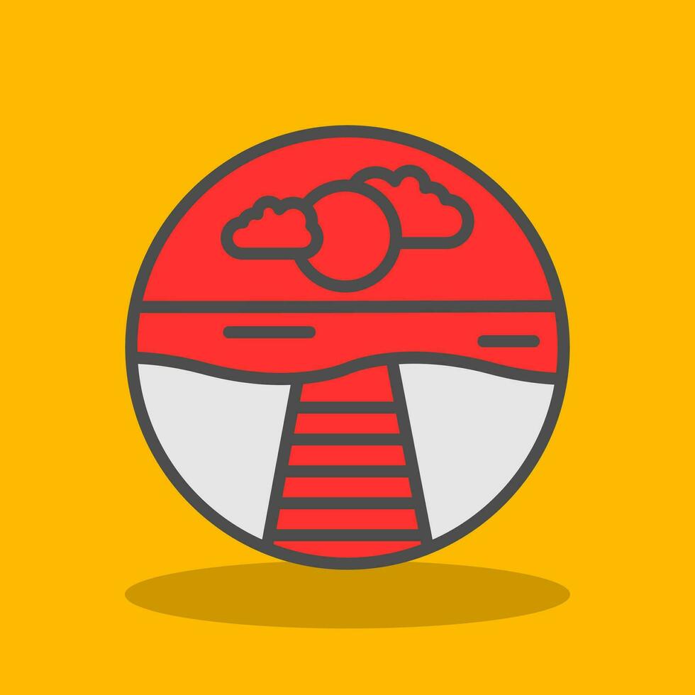 Pier Vector Icon Design