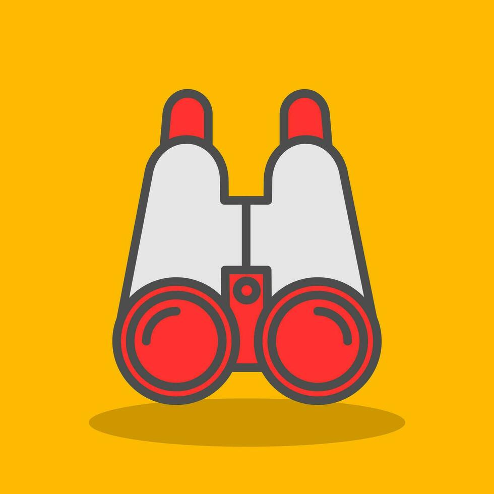 Binoculars Vector Icon Design