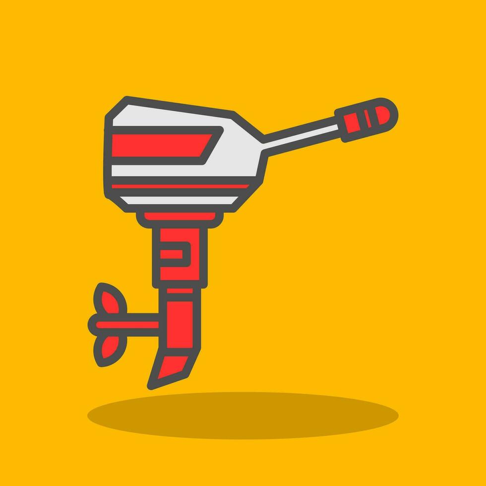 Boat engine Vector Icon Design