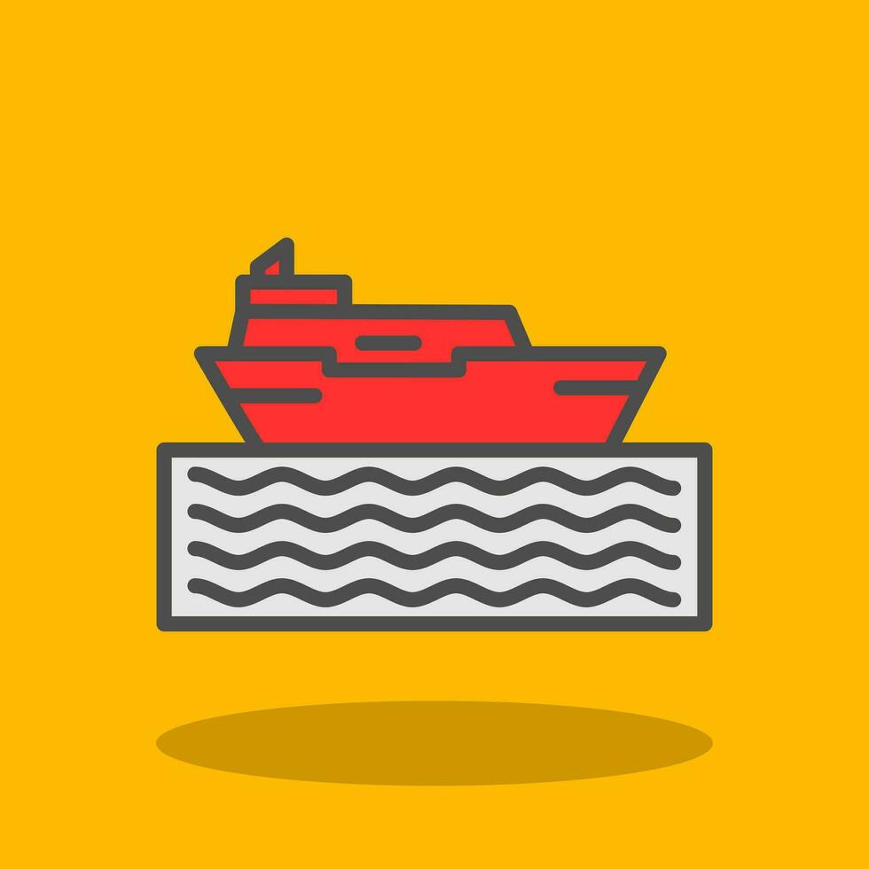 Cruise Vector Icon Design