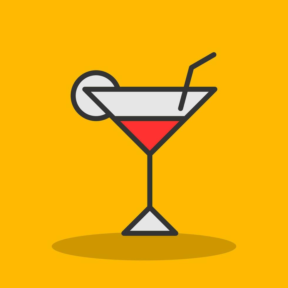 Martini Vector Icon Design