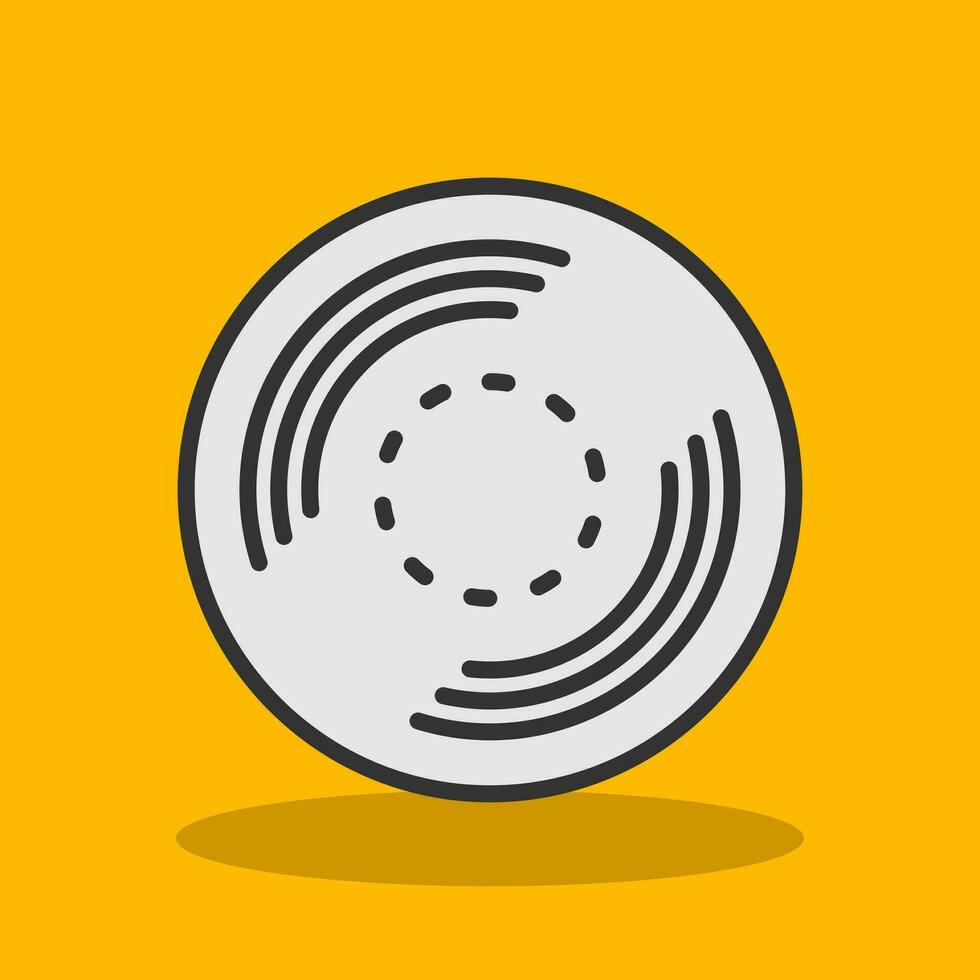 Vinyl record Vector Icon Design