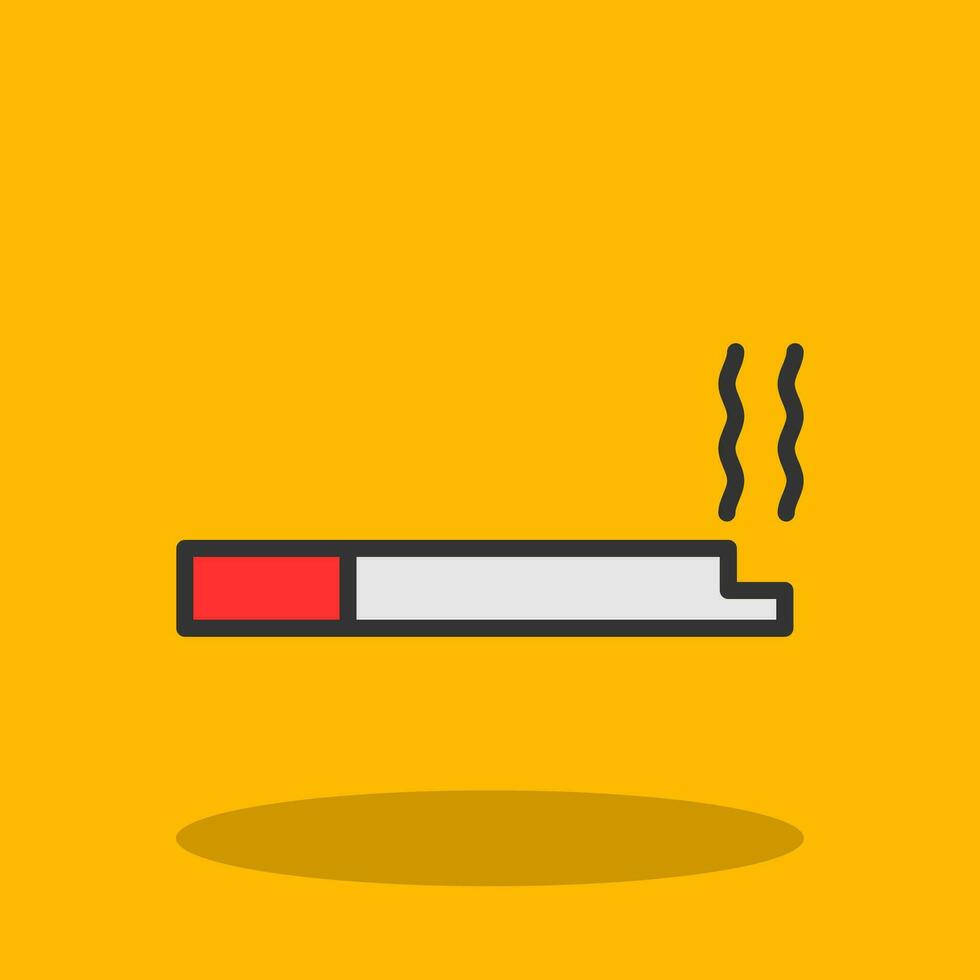 diseño de icono de vector de cigarro