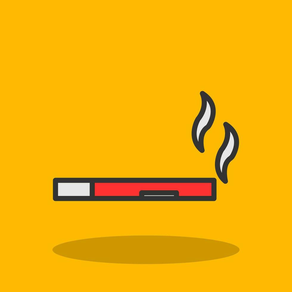 diseño de icono de vector de cigarro