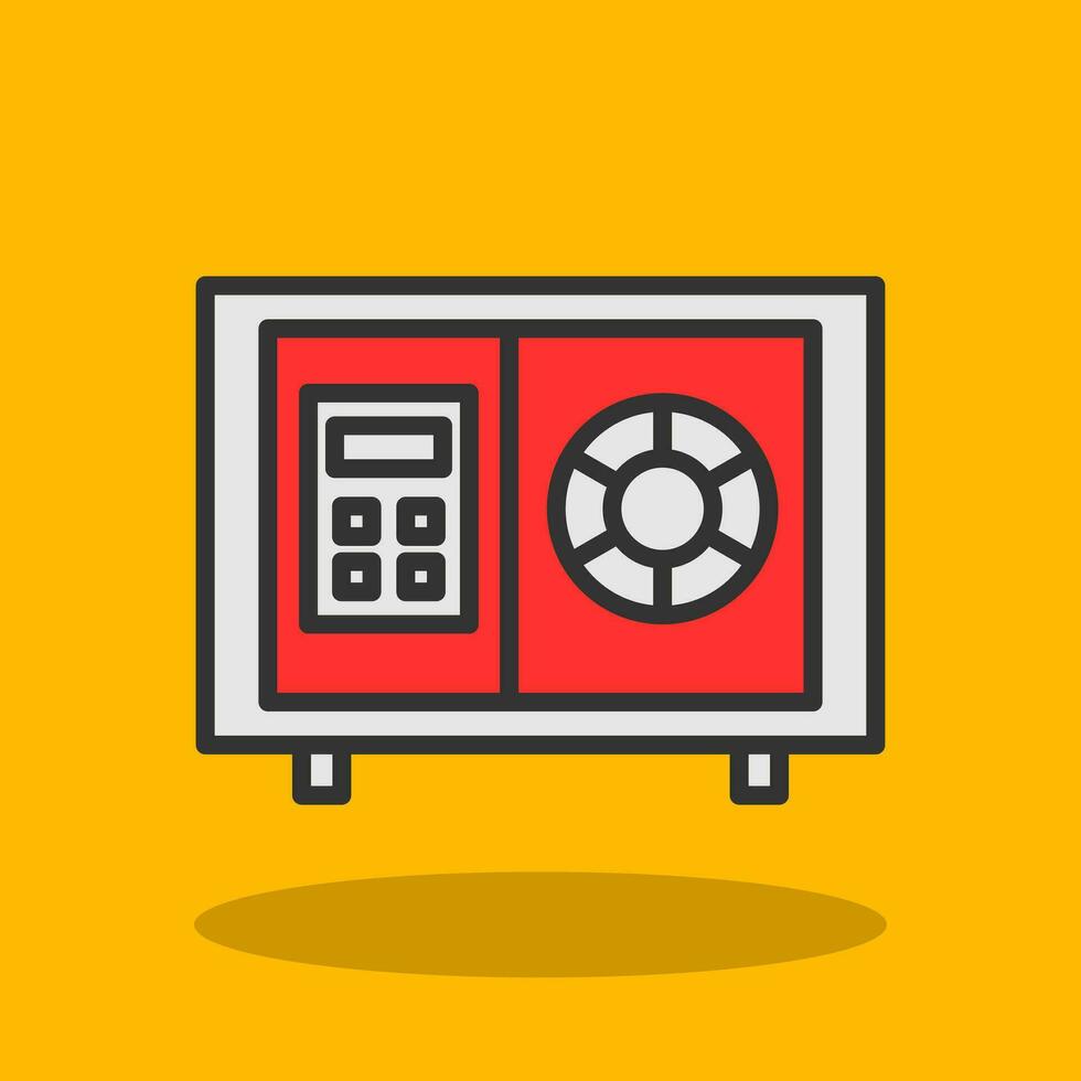 Safe box Vector Icon Design