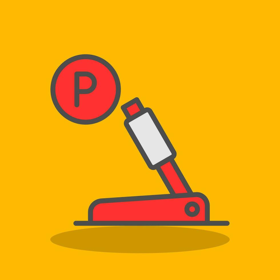 Parking brake Vector Icon Design