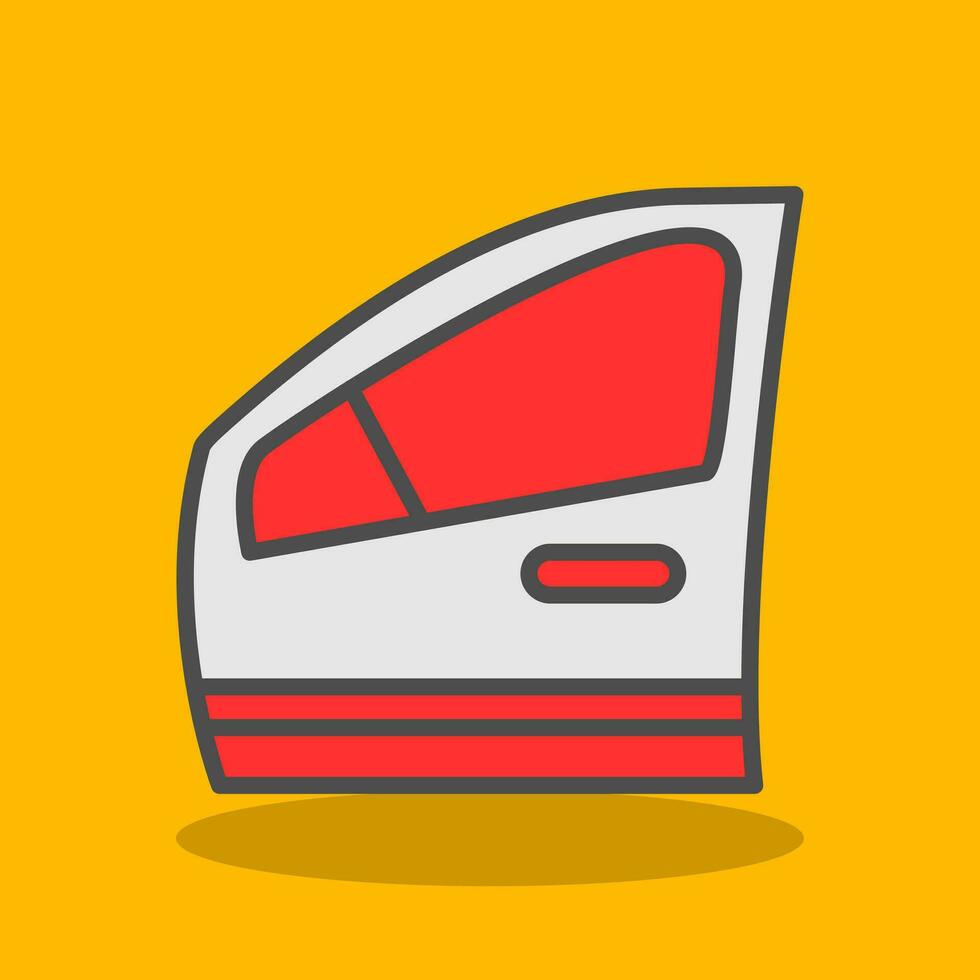 Car door Vector Icon Design