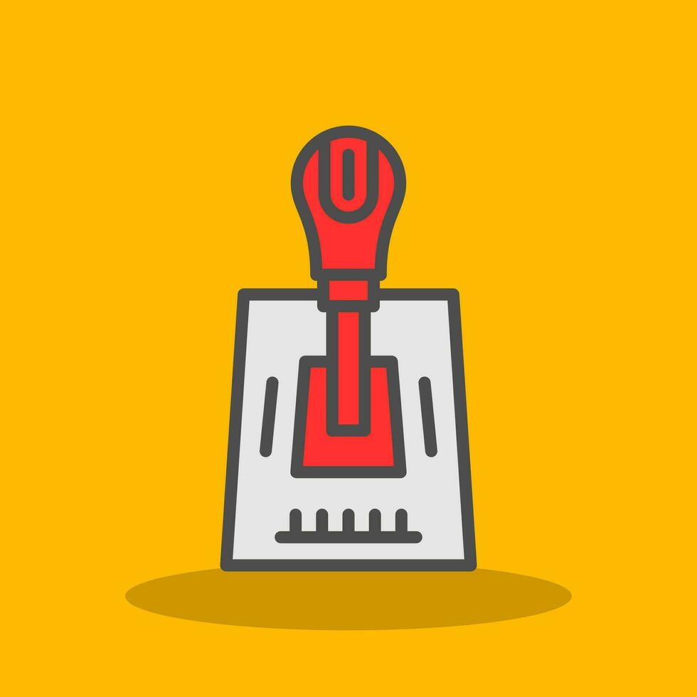 Gearshift Vector Icon Design