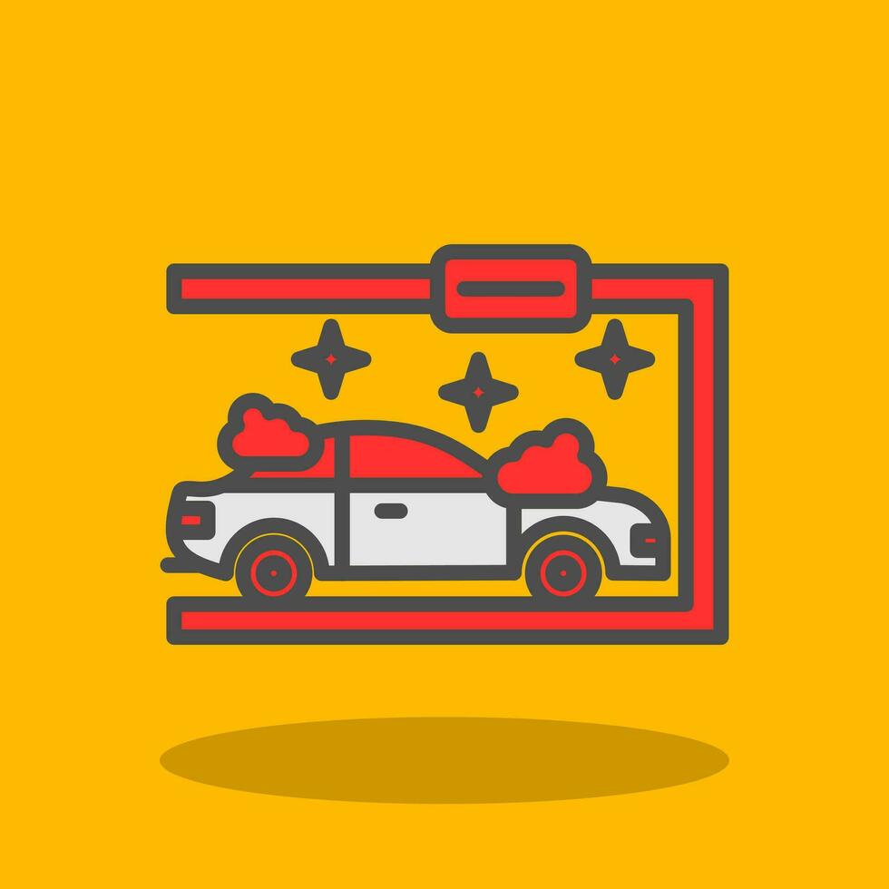 Car painting Vector Icon Design