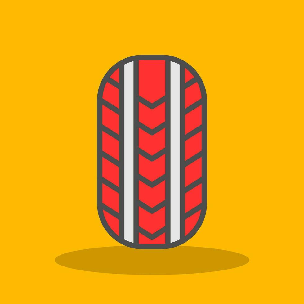 Tire Vector Icon Design