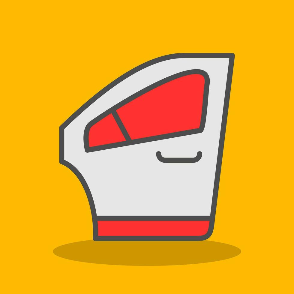 Car door Vector Icon Design