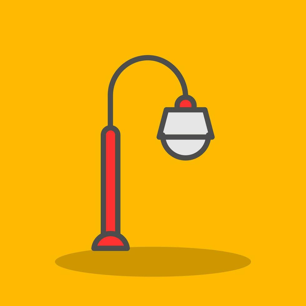 Street lamp Vector Icon Design