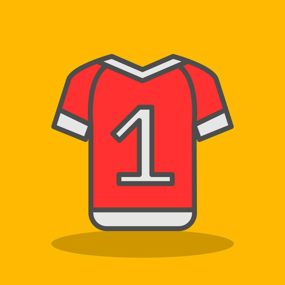 Soccer jersey Vector Icon Design