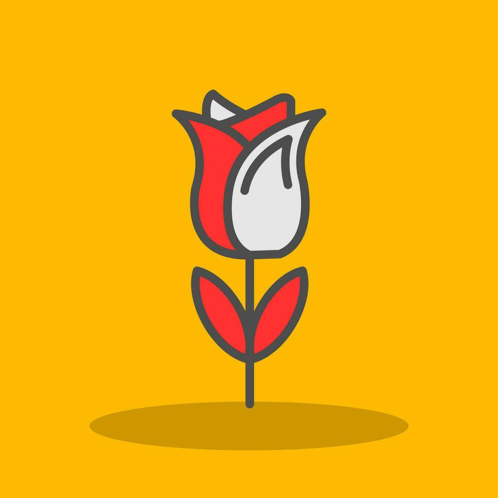 Tulips Vector Icon Design