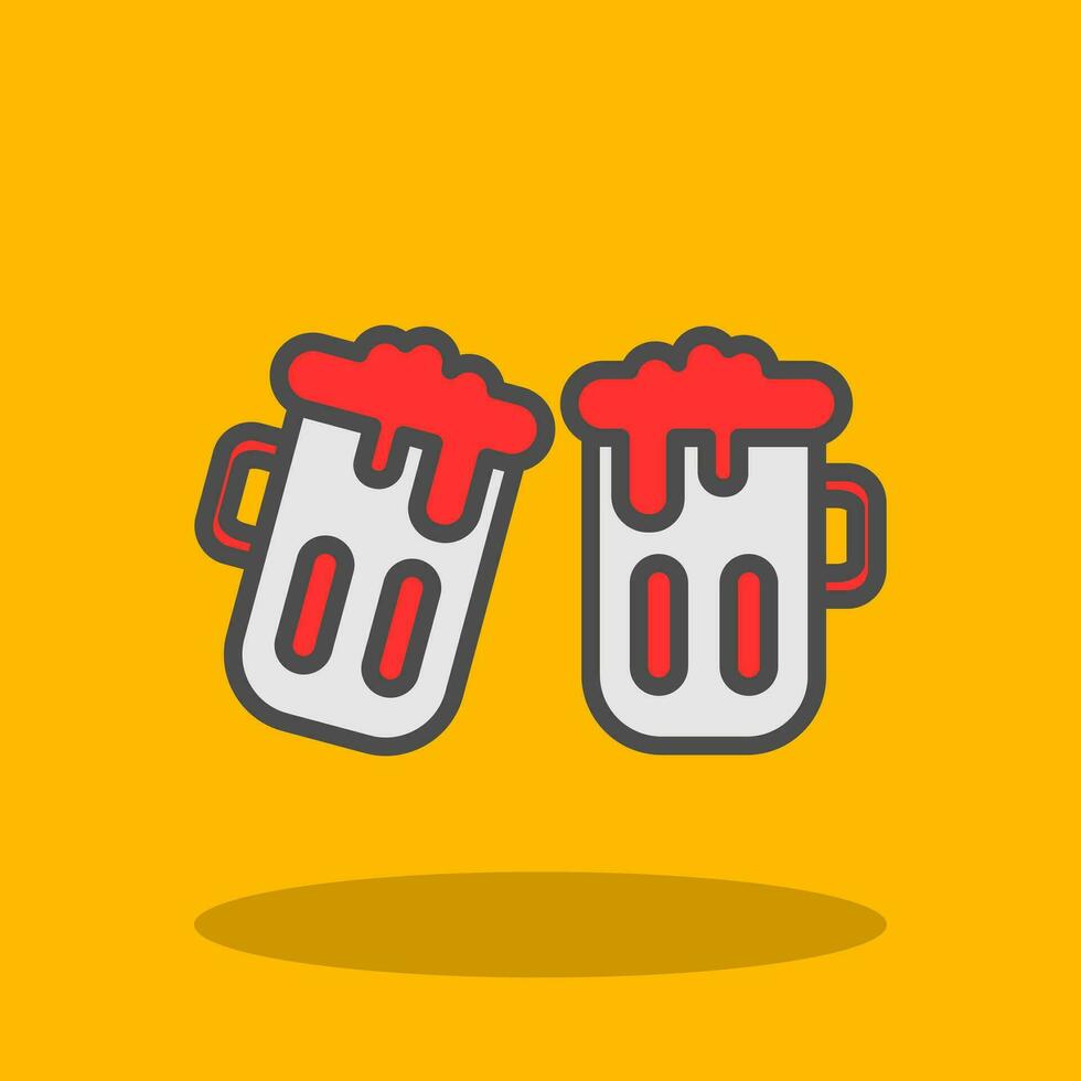 Beer mug Vector Icon Design