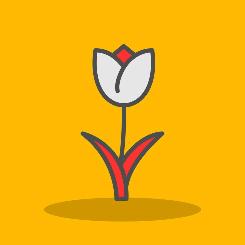 Tulips Vector Icon Design