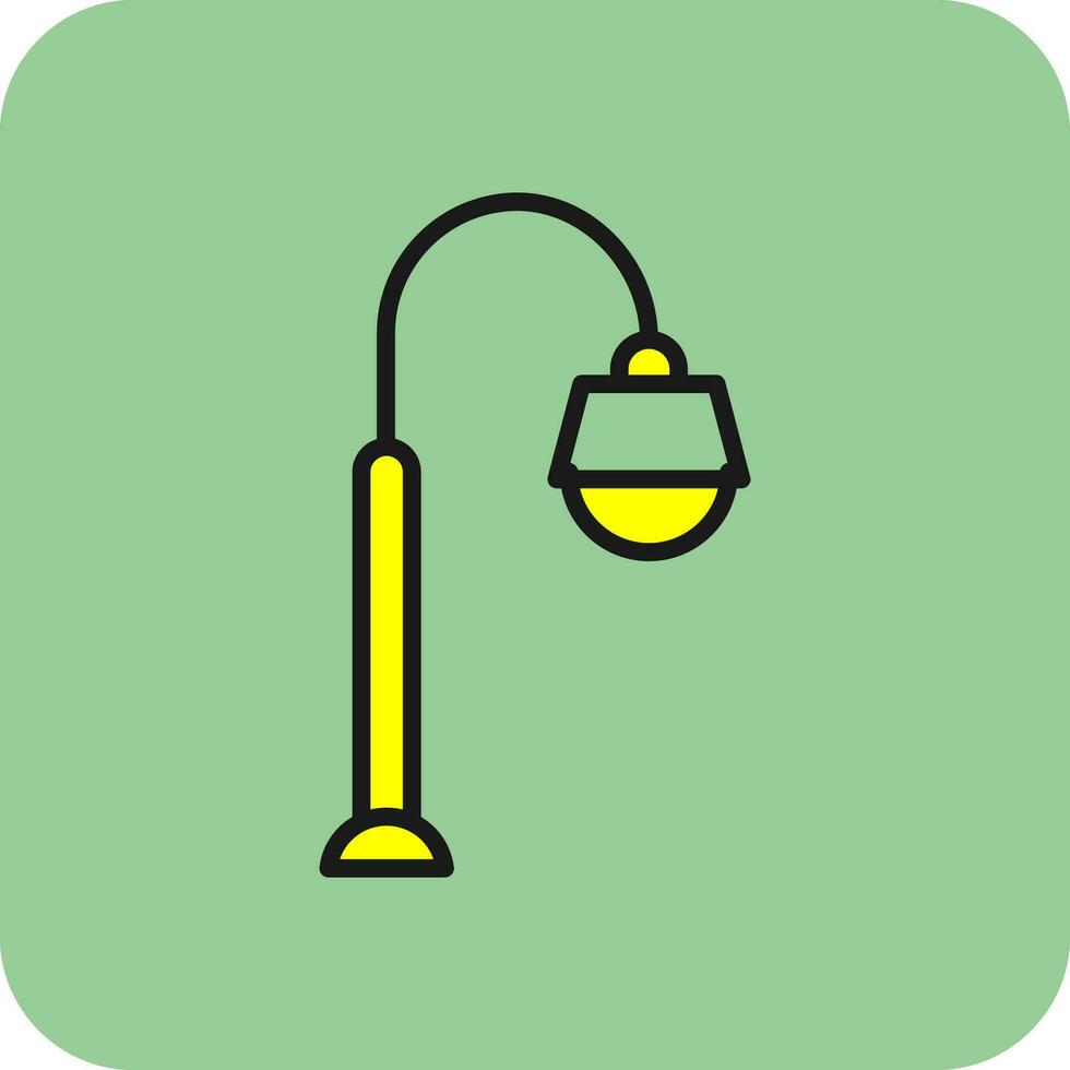 Street lamp Vector Icon Design