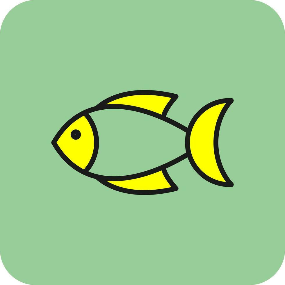 diseño de icono de vector de pescado