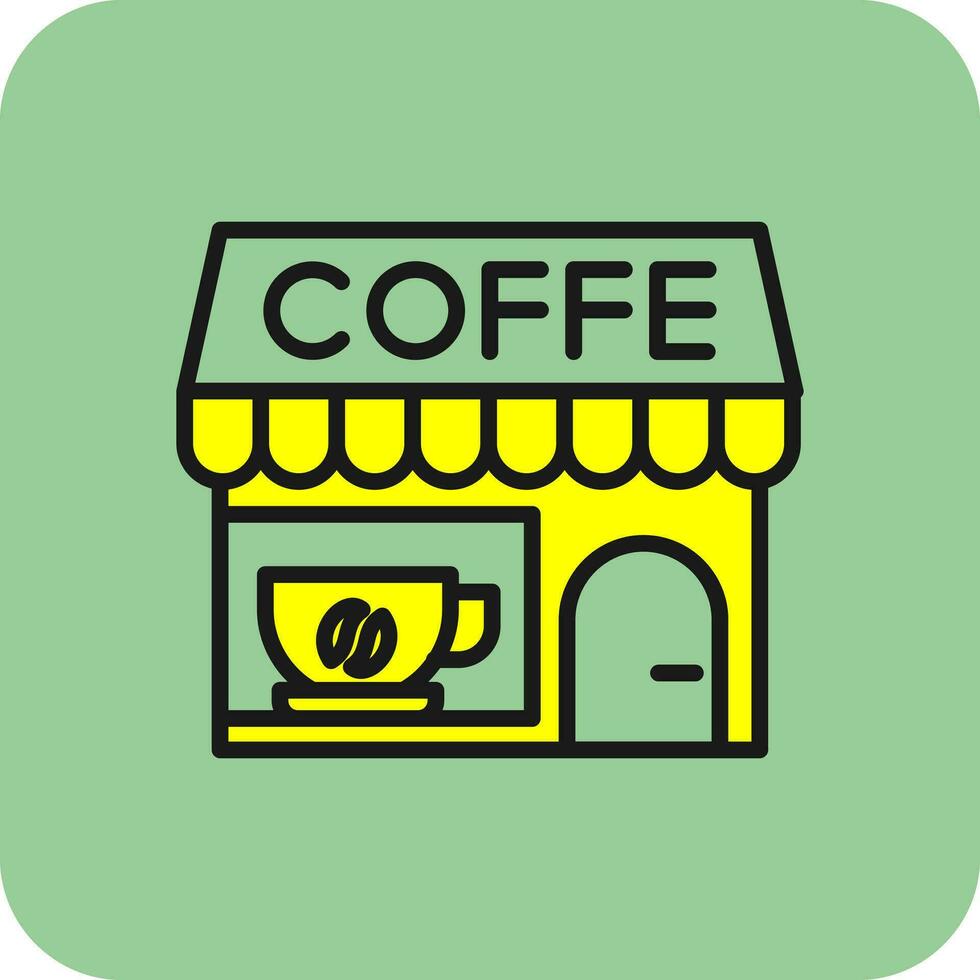 Coffee shop Vector Icon Design