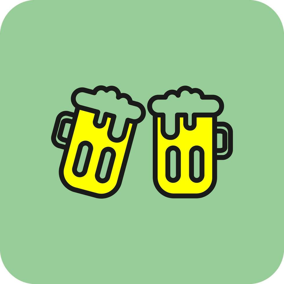 Beer mug Vector Icon Design