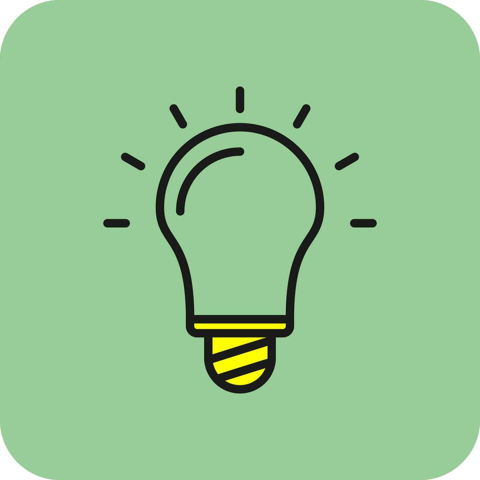 Light bulb Vector Icon Design