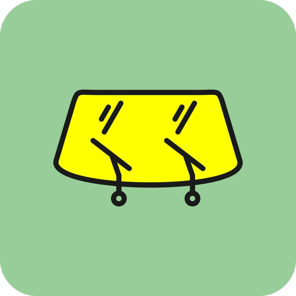 Windshield Vector Icon Design