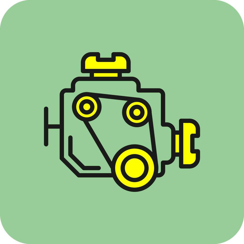 Engine Vector Icon Design