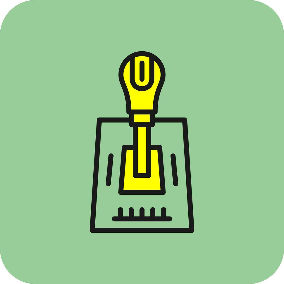 Gearshift Vector Icon Design