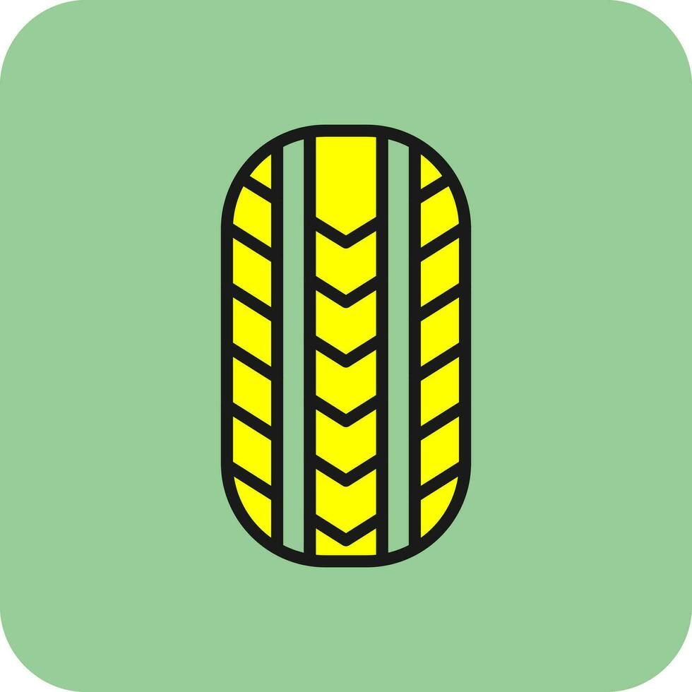 Tire Vector Icon Design