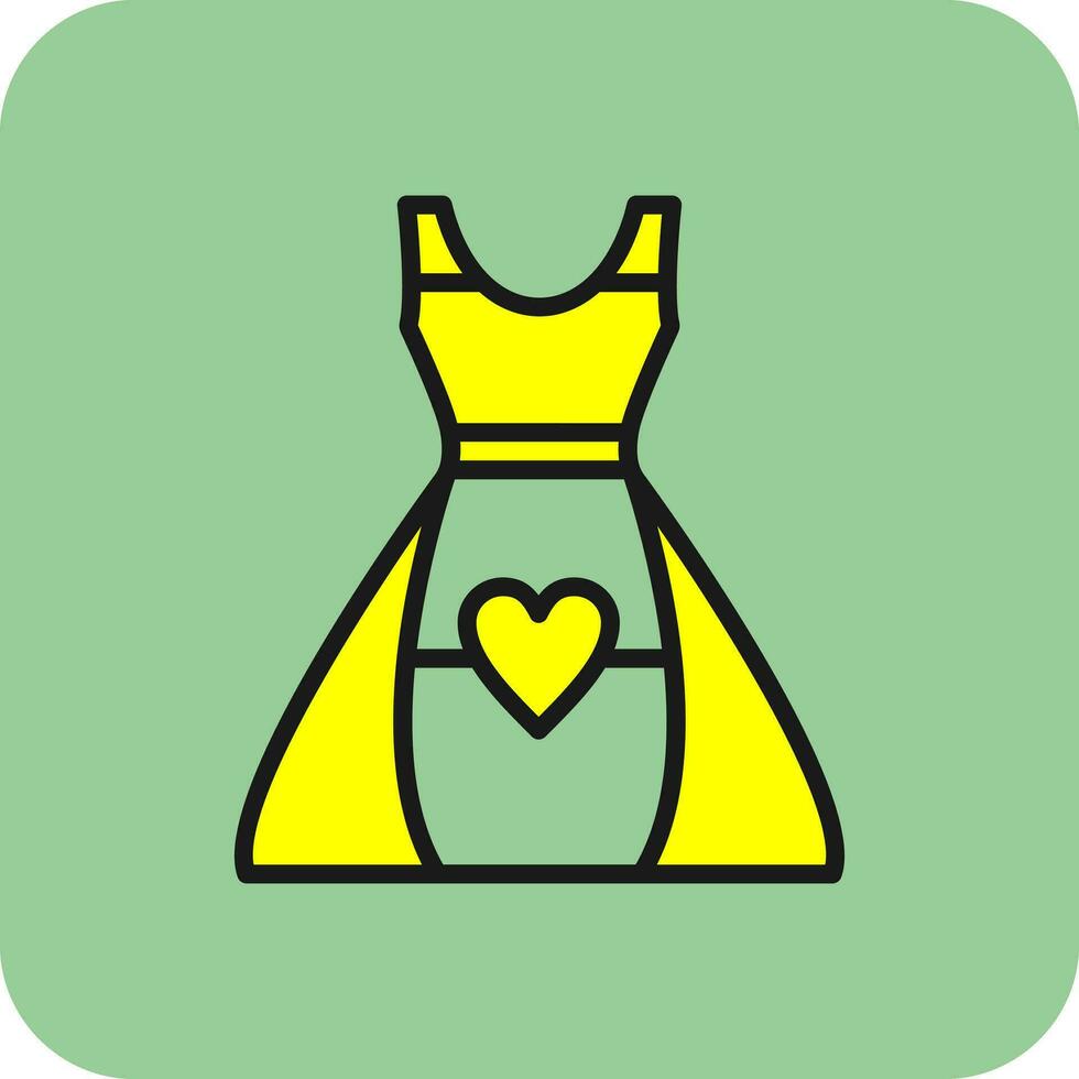Dress Vector Icon Design