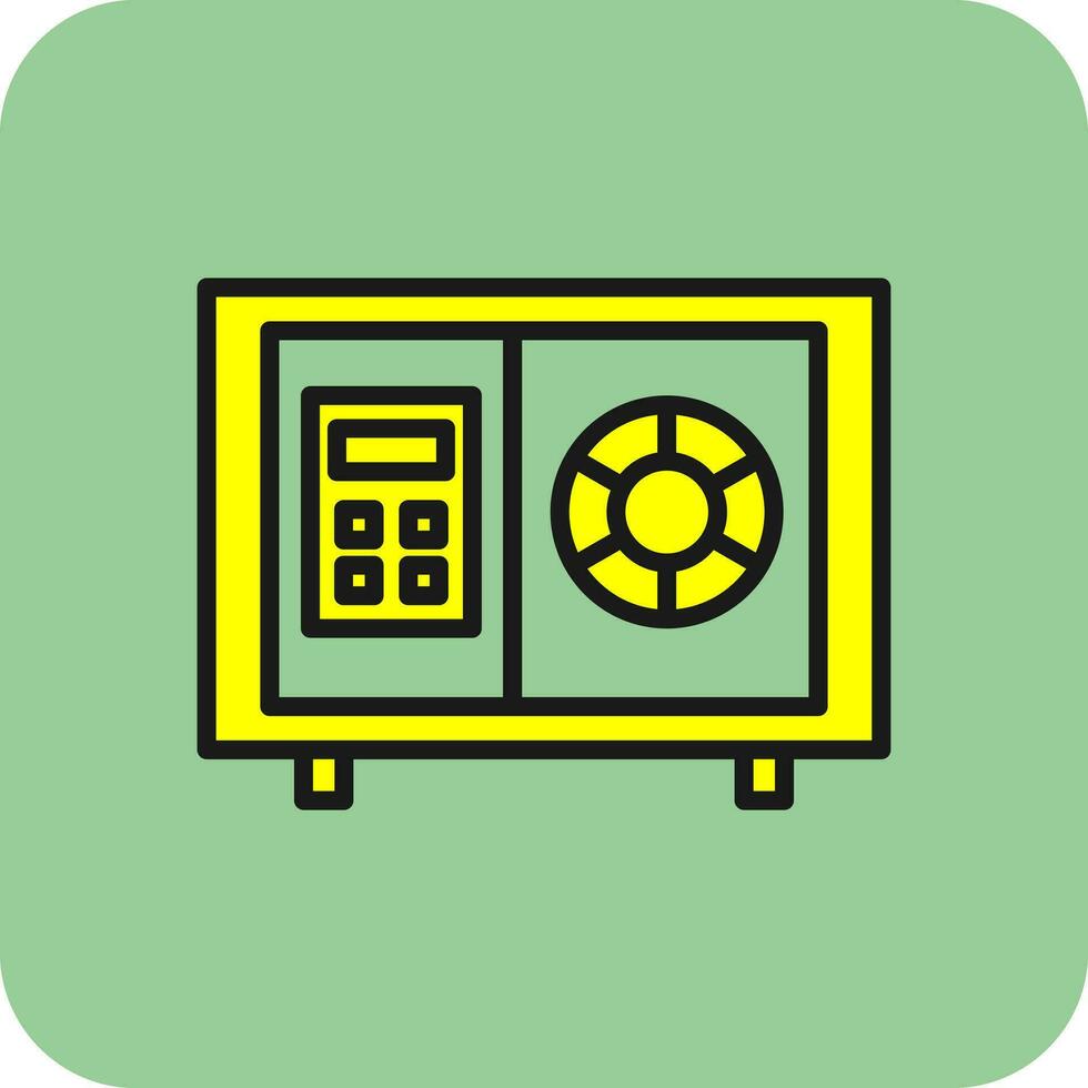 Safe box Vector Icon Design