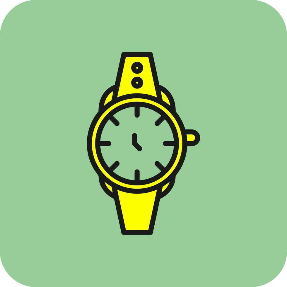 Hand watch Vector Icon Design