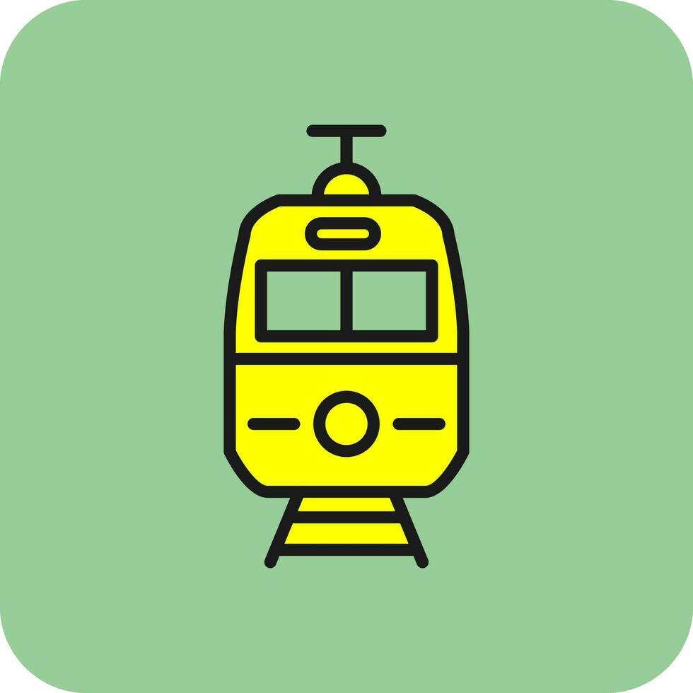 diseño de icono de vector de tren