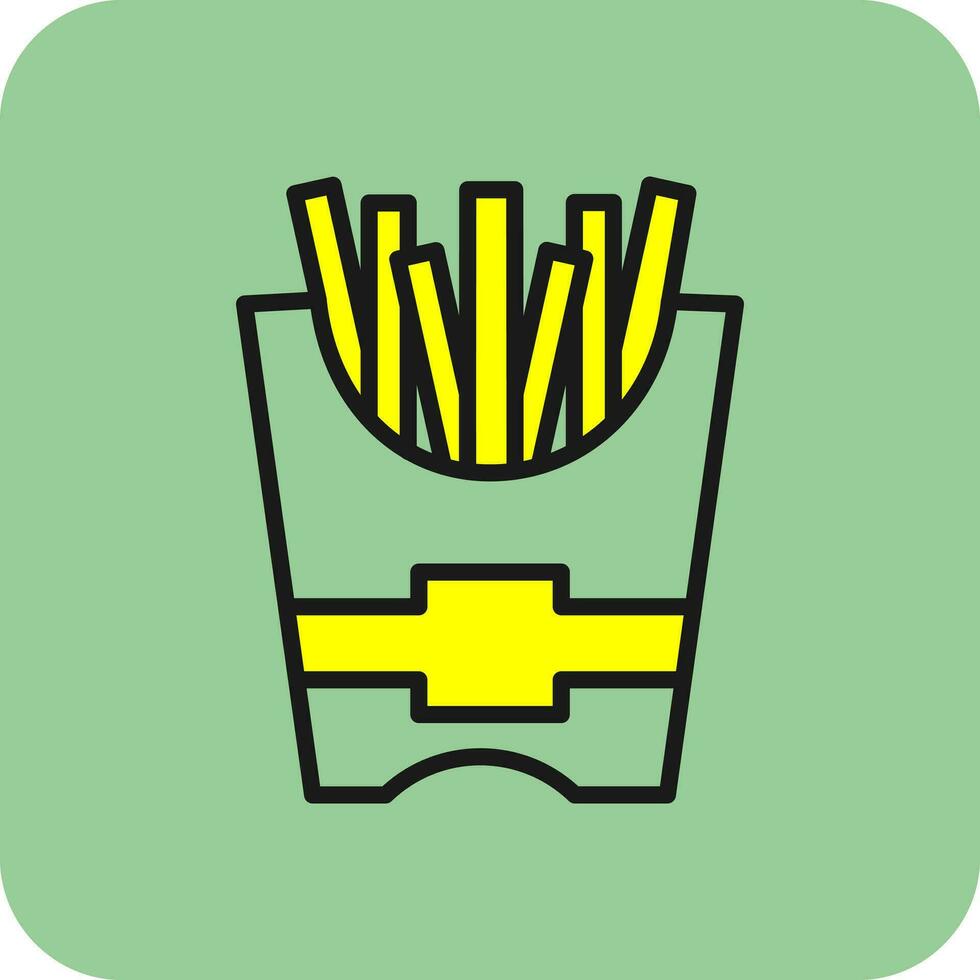Frites Vector Icon Design